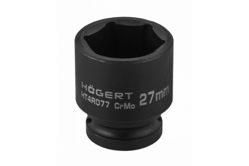 Picture of Hexagonal impact socket 27 mm, 1/2', CrV