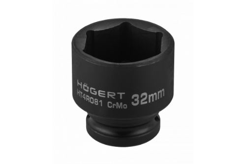 Picture of Hexagonal impact socket 32 mm, 1/2', CrV