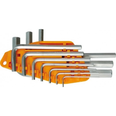 Picture of Hex key set 10 pcs., 1.5-10 mm