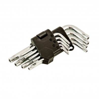 Picture of Torx key set 9 pcs., CrV