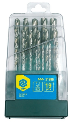 Picture of HSS drill bit set 19 pcs., 1.0-10.0 mm