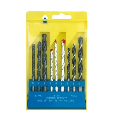 Picture of Combination drill bit set 9 pcs.