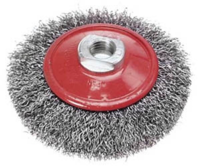 Picture of Bevel brush D120mm, steel, crimped