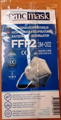 Picture of Respirator FFP2 with valve , set 2 pcs.