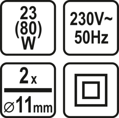 Изображение Пистолет для клея 80W, D11 mm