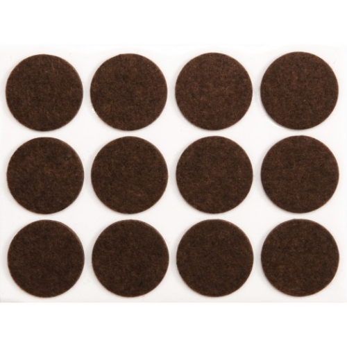 Picture of Self-adhesive pad for furniture D 28mm, 12 pcs, felt