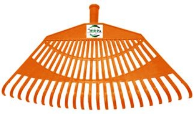 Picture of Leaf rake, 23 teeth, 550 mm, with handle