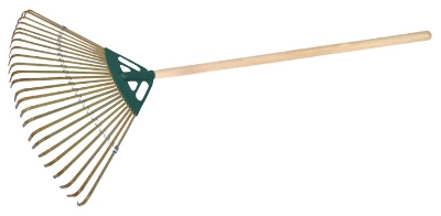 Picture of Lawn rakes "Bambus", 22 tooths with handle D24mm 1.4m