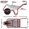 Изображение Тачка строительная D-2, 85L. Max.-180 kg