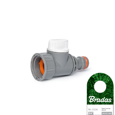 Picture of WHITE LINE tap adapter with valve - 3/4" female