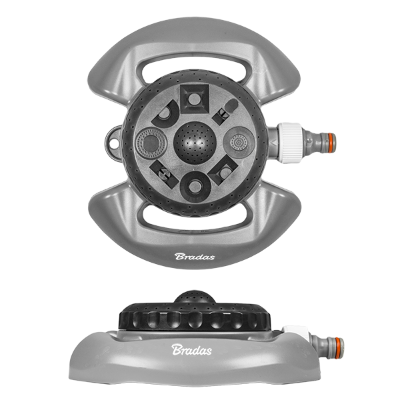 Picture of WHITE LINE 8-pattern turret sprinkler on base