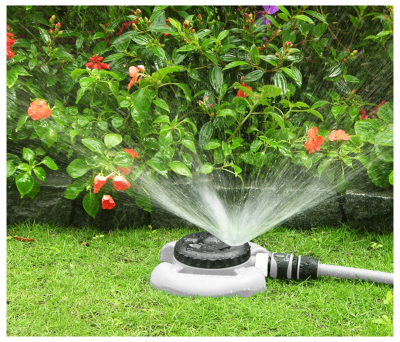 Picture of WHITE LINE 8-pattern turret sprinkler on base