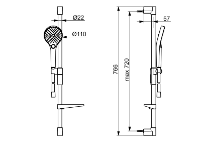 Picture of Shower set Oras Optima Style