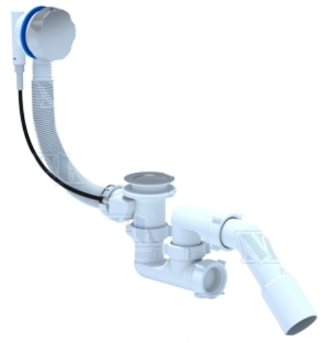 Picture of Autom. bath drain with bath trap 40mm