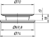 Picture of Gasket double-sided "butterfly"