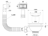 Изображение Слив для сифона 3'1/2' 115 mm