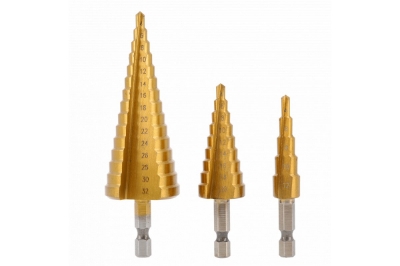 Picture of Set of step drills 3 pcs. 4-32 mm