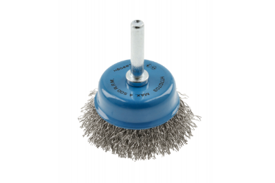 Picture of End brush with arbor 75 mm, stainless steel wire 0,3 mm