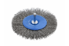 Picture of Wheel brush with arbor D-100mm, stainless steel wire 0,3 mm