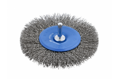 Picture of Wheel brush with arbor D-100mm, stainless steel wire 0,3 mm