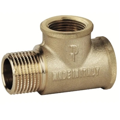 Picture of Tee brass 1/2' M-F-F