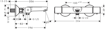 Picture of Bath thermostat Ecostat