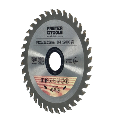 Picture of Circular saw blades 125x22.2mm, 36 teeth