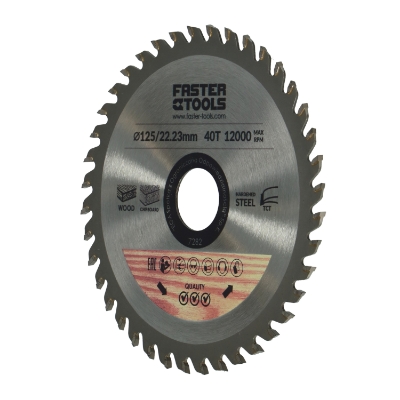 Picture of Circular saw blades 125x22.2 mm, 40 teeth