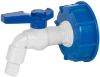 Picture of IBC set - S60x6 adaptor with 3/4'' PVC tap with 1/2'' hose outlet