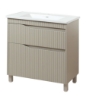 Picture of Sink cabinet Florence with washbasin Kante 60 cashmere matt