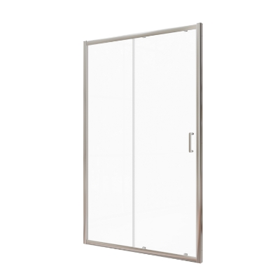 Attēls Dušas durvis VENTO Asti 110X195 cm, stikls 6mm Easy Clean caurspīdīgs, hromēts profils