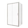 Picture of Shower door VENTO Asti 110X195 cm, clear Easy Clean glass 6mm,  chrome profile