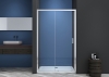 Picture of Shower door VENTO Asti 110X195 cm, clear Easy Clean glass 6mm,  chrome profile