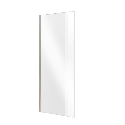 Picture of Shower side  wall VENTO Asti 90X195 cm, clear Easy Clean glass 6mm,  chrome profile
