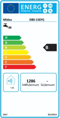 Picture of Water heater Midea Lume Uno 80L WiFi
