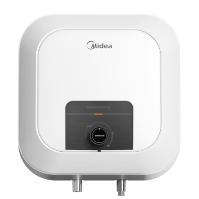 Attēls Ūdens sildītājs Midea Lume Xpress 10L virs izlietnes