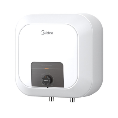 Attēls Ūdens sildītājs Midea Lume Xpress 10L virs izlietnes