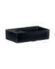 Изображение Izlietne Gustavsberg Artic Small 4369, 36x22 cm, keramiskā, labā puse, melna