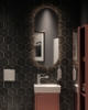 Picture of Mirror Gustavsberg 35x85 cm, with LED light.