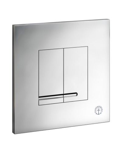 Picture of Flush button for installation system Gustavsberg Triomont XS, 160x160 mm, chrome