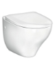 Изображение Tualetes pods Gustavsberg New Nautic 1530, stiprināms pie sienas, Hygienic Flush, ar SC/QR vāku, balts