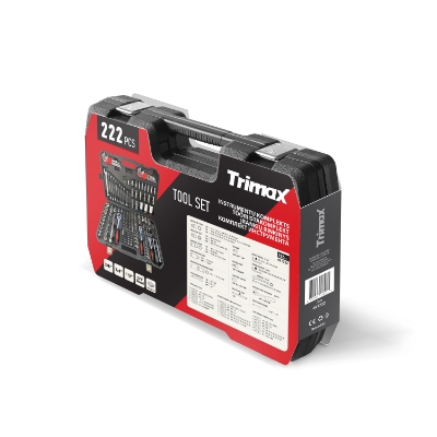 Picture of Tool set  1/2", 3/8", 1/4'' 222 pcs.