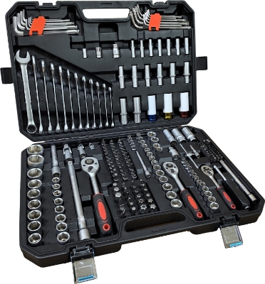 Изображение Комплект инструмента  1/2", 3/8", 1/4'' 222 шт.