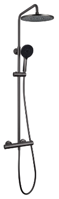 Picture of Bath thermostat mixer with stand Vento UNI4011, graphite