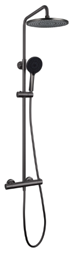 Picture of Bath thermostat mixer with stand Vento UNI4011, graphite