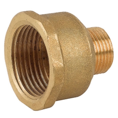 Attēls Pāreja 3/8'Mx1/2'F, misiņa